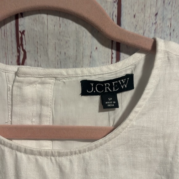 NWT J. Crew Maxine button-back dress in linen - Picture 7 of 14